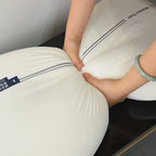 Ultra Thin Memory Foam Pillow for Stomach & Back Sleepers–Ergonomic Neck Support, Breathable & Hypoallergenic