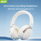 Acer OHR516 ANC Wireless Over-Ear Headphones – 48dB Noise Canceling, Hi‑Res Spatial Audio, LDAC Bluetooth 5.4