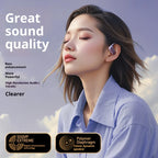 SONY Bluetooth 5.4 Ear Hook Headphones — Waterproof TWS Earbuds with HiFi Stereo &amp; LED Display