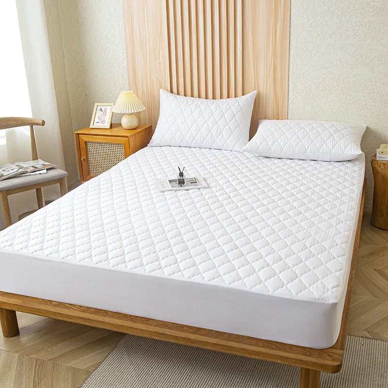Premium Waterproof Mattress Protector-Quality Fitted Sheet Mattress Cover-(2 Colour Options)