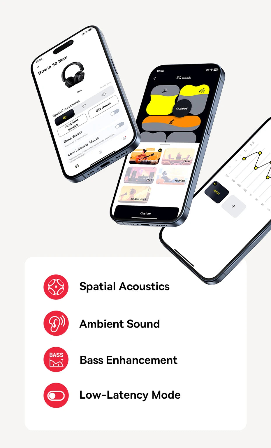 Baseus Bowie 30Max ANC Wireless Headphones