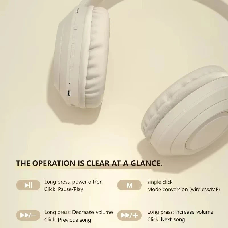 TH30 Foldable Wireless Bluetooth Headphones-Classy Colour Options