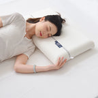 Ultra Thin Memory Foam Pillow for Stomach & Back Sleepers–Ergonomic Neck Support, Breathable & Hypoallergenic