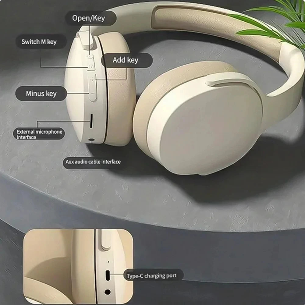 TH30 Foldable Wireless Bluetooth Headphones-Classy Colour Options