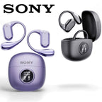 SONY Bluetooth 5.4 Ear Hook Headphones — Waterproof TWS Earbuds with HiFi Stereo &amp; LED Display