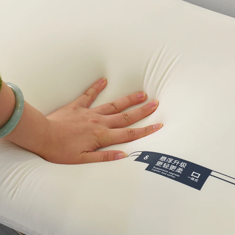 Ultra Thin Memory Foam Pillow for Stomach & Back Sleepers–Ergonomic Neck Support, Breathable & Hypoallergenic