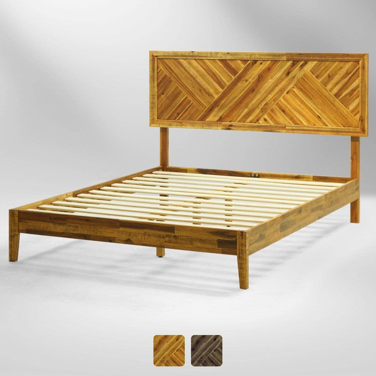 Slother Sierra Deluxe Wood Platform Bed Frame
