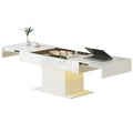Table with Hidden Storage for Living Room
