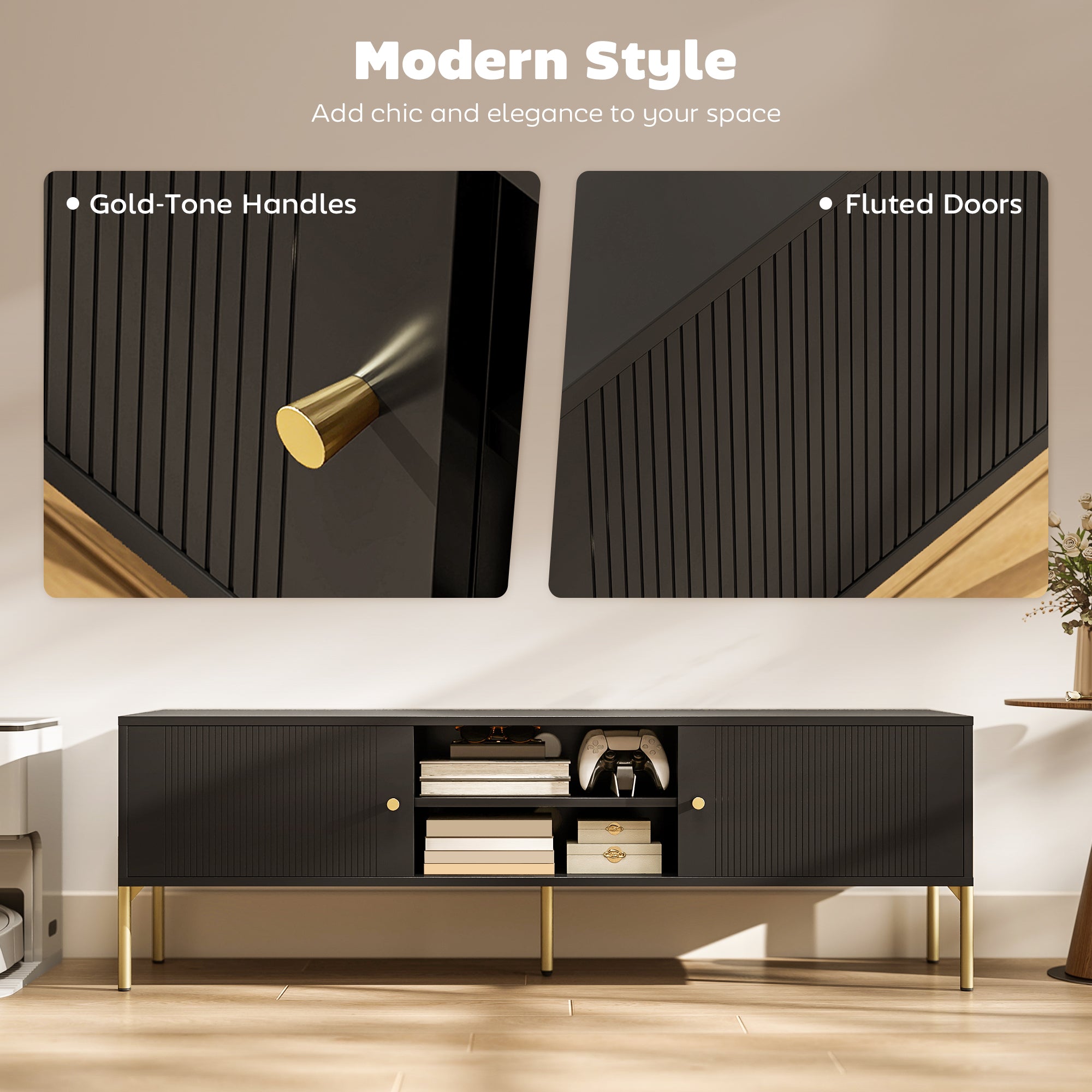 Harley TV Stand for TVs up to 65