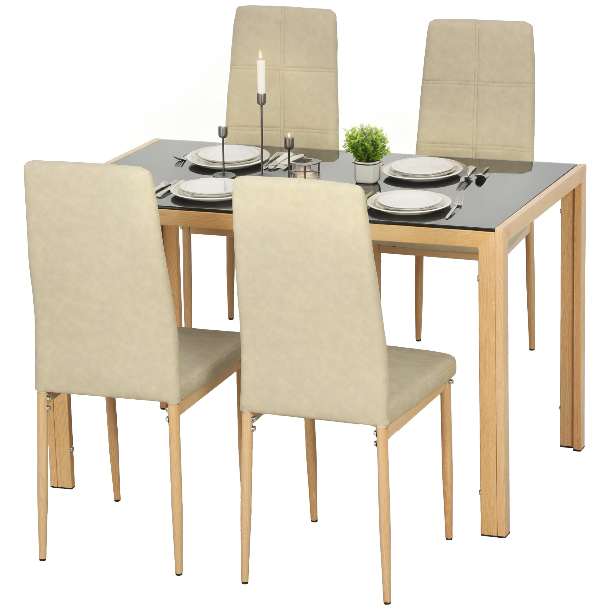 Zaya dining set for small spaces