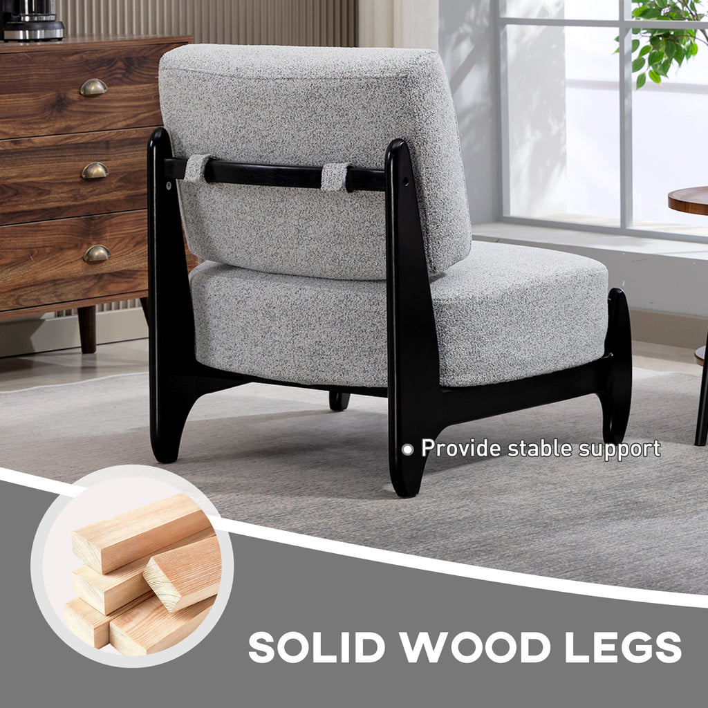 Camden Modern Accent Chair-Grey