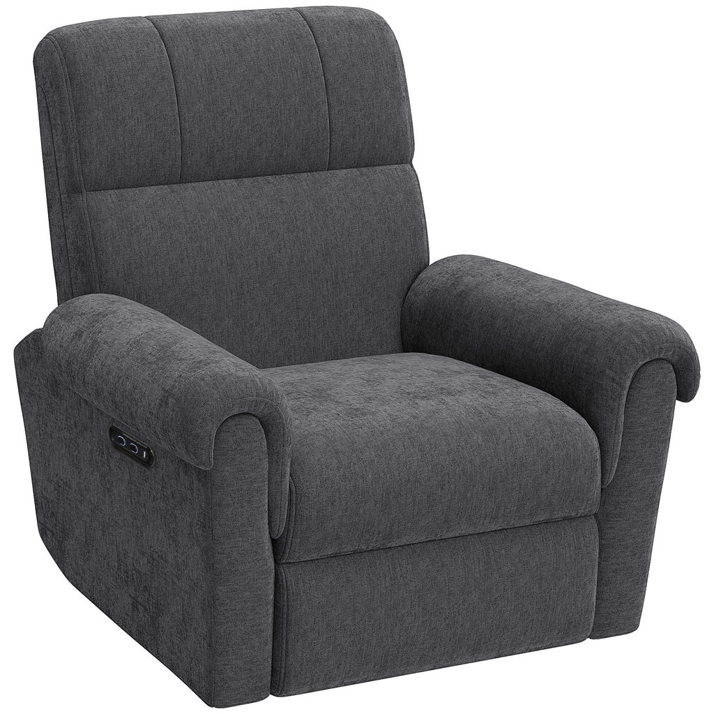 power reclining chair in fabric