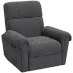 power reclining chair in fabric