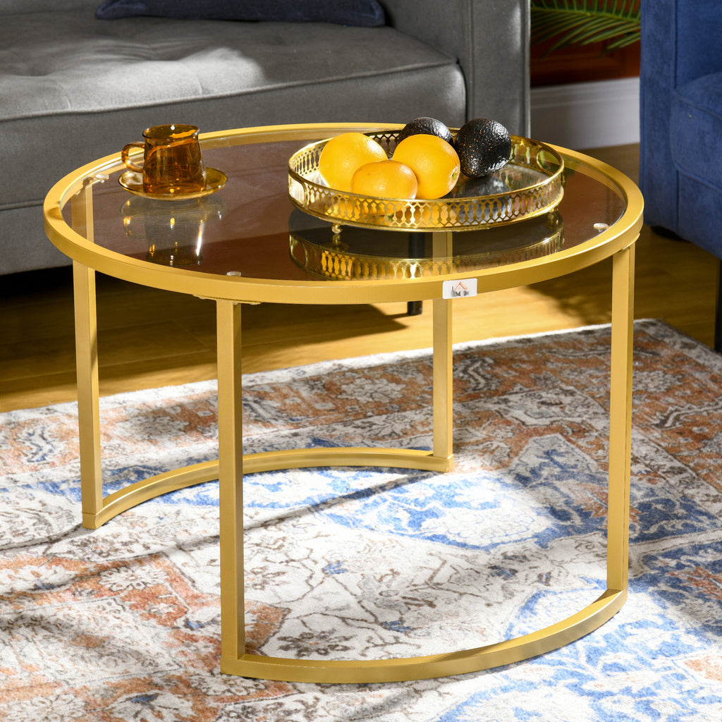 Micah Round Coffee Table Set