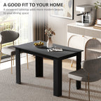 Dining Table with Wood Effect 