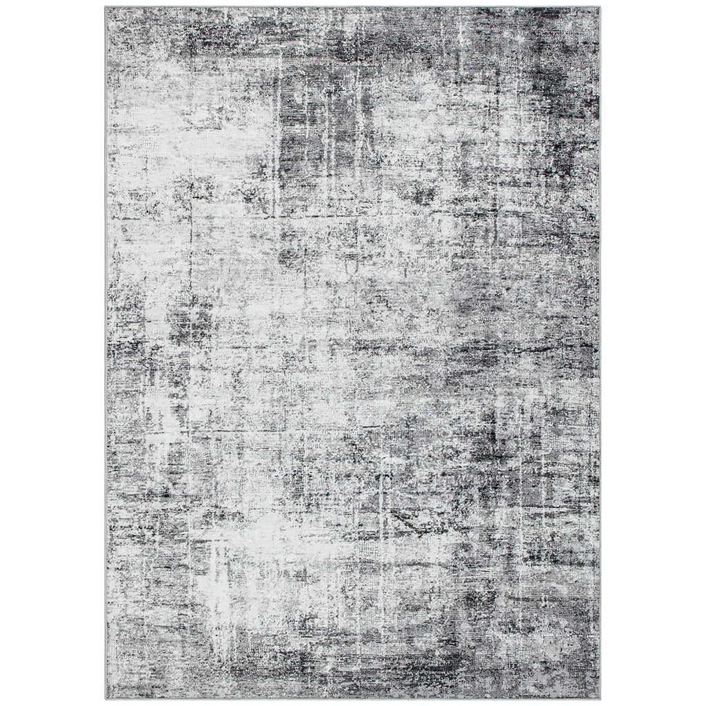 Neutral colour modern area rug