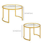 Micah Round Coffee Table Set