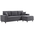 Ronny reversible sectional grey