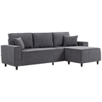 Ronny reversible sectional grey