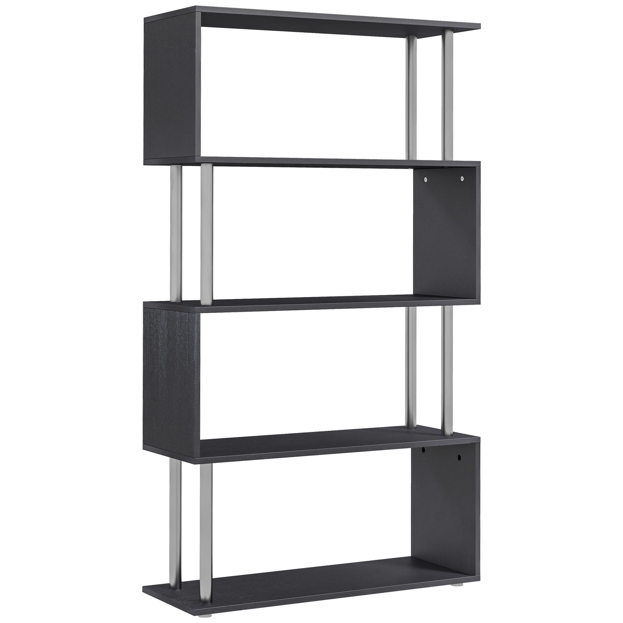 Jude Geometric bookshelf in Black colour