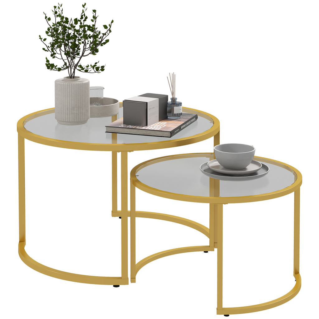 Micah Round Coffee Table Set