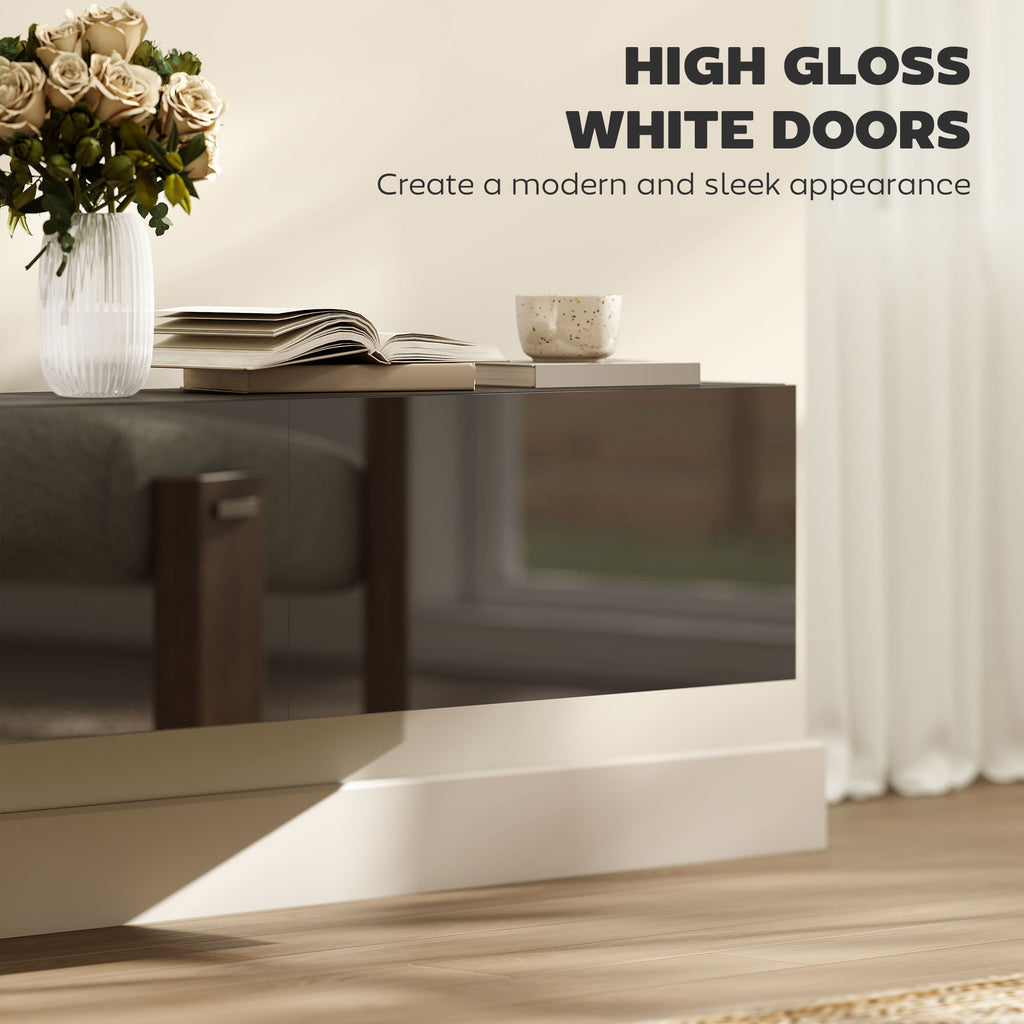 Hunter Floating TV Stand with Storage Cupboards