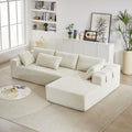 Antoni 108" Modern Modular L‑Shaped Sectional Sofa with Reversible Chaise – Chenille Upholstery
