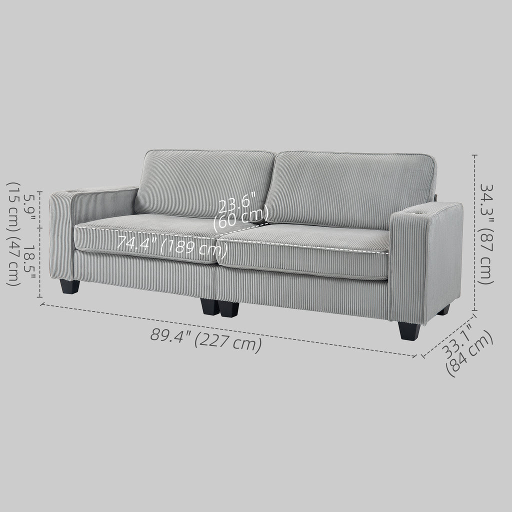 LAURA Three Seater Sofa