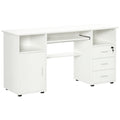 Bloom Computer Desk with Keyboard Tray and Drawers