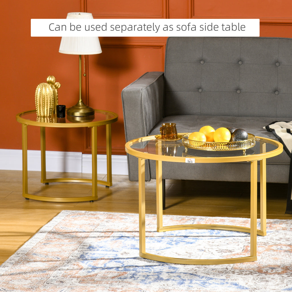 Micah Round Coffee Table Set