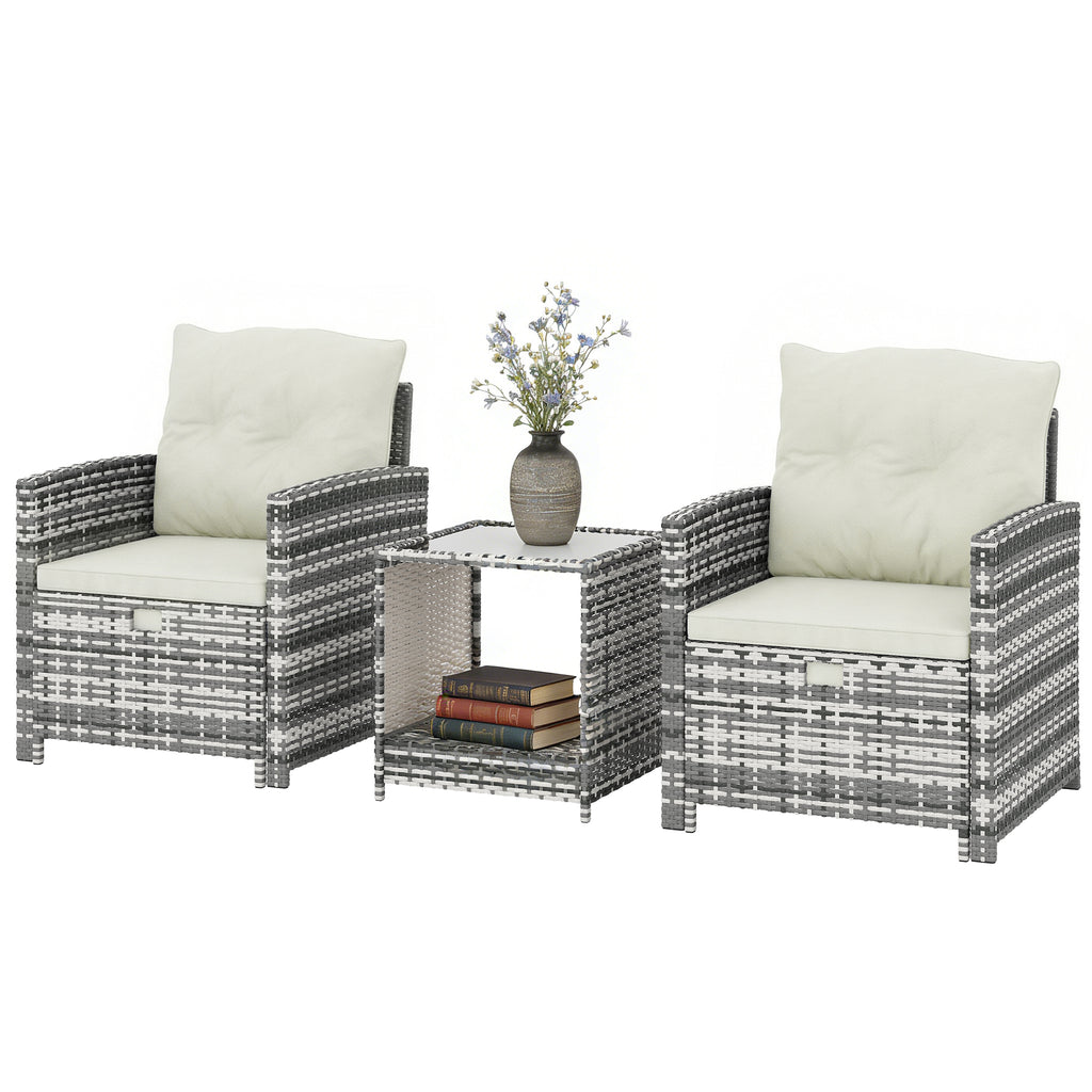 Athena 5 pieces patio in Cream White