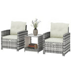 Athena 5 pieces patio in Cream White