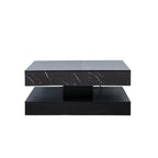 Cole 16.93" High LED Coffee Table – Modern RGB Living Room Centerpiece with Storage