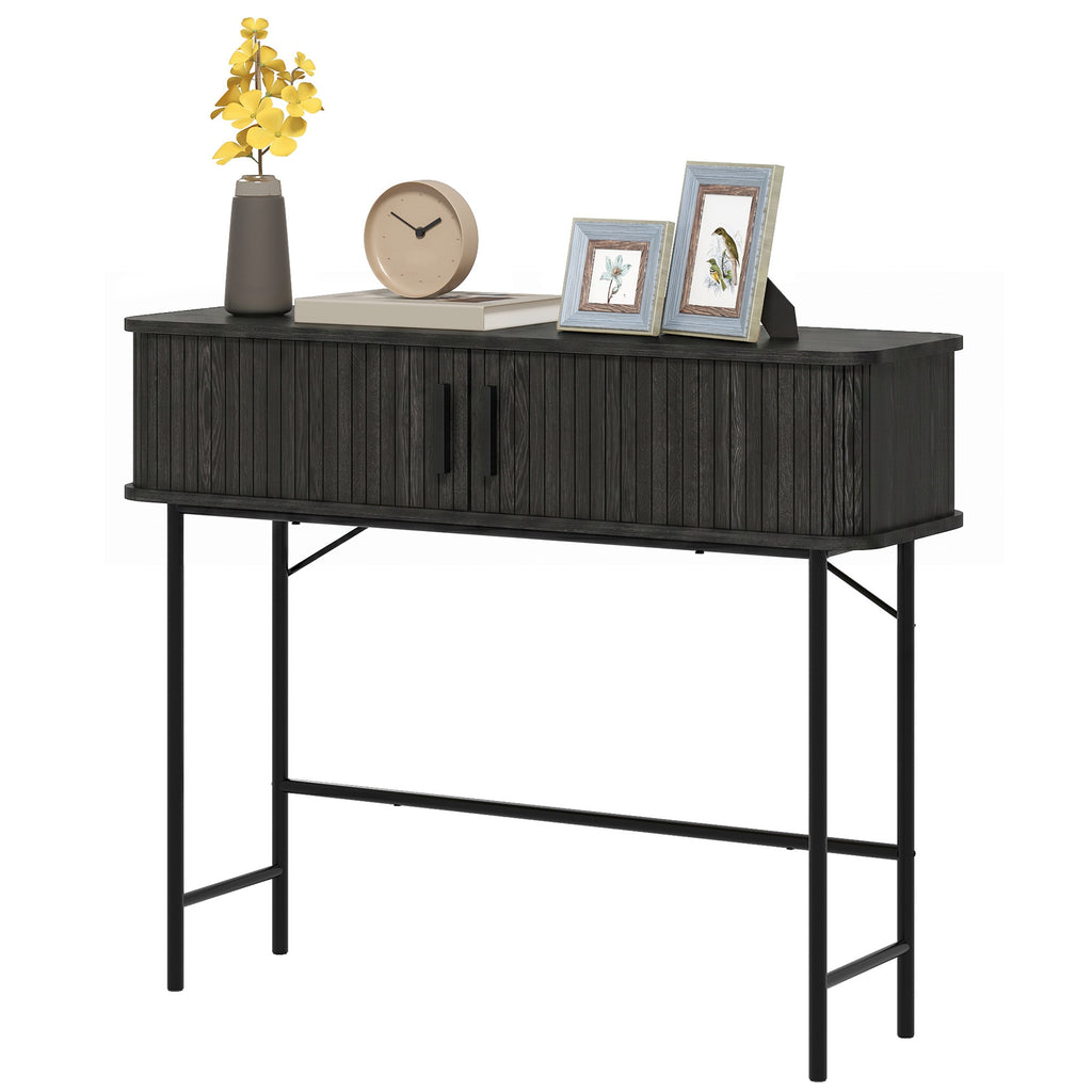 Julian hallway console table in Black