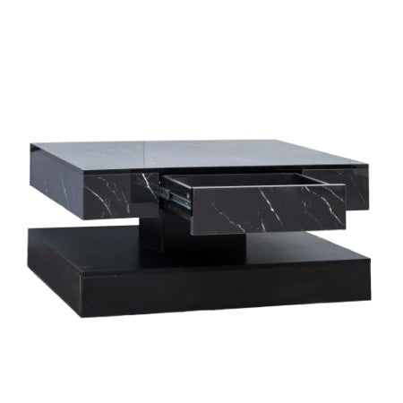 Cole 16.93" High LED Coffee Table – Modern RGB Living Room Centerpiece with Storage