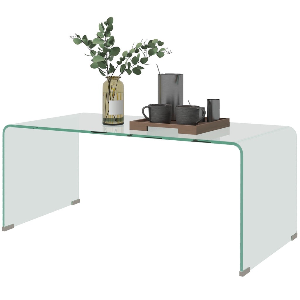 Sage Glass Coffee Table