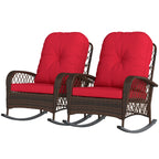 Oxlade outdoor rocking chairs in Red