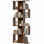 Ari bookcase in Brown wood grain