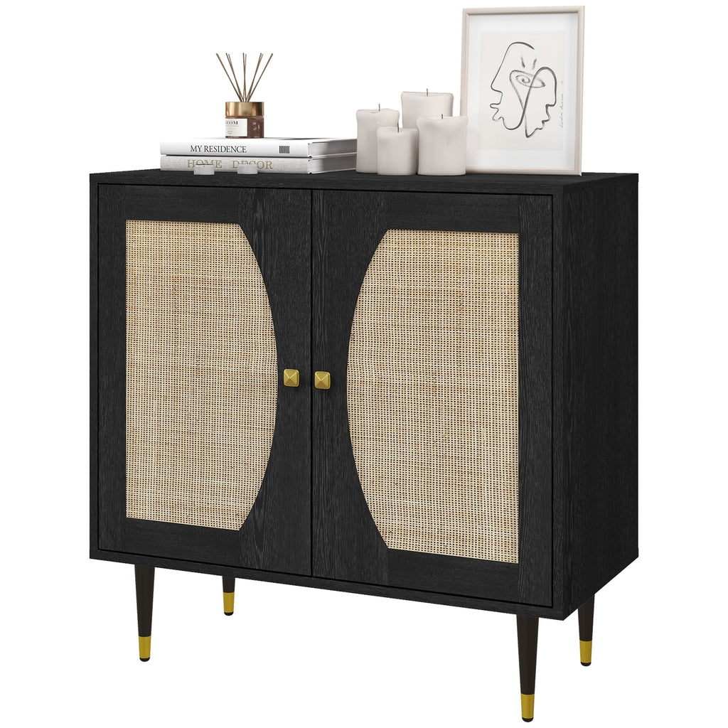 Sage Hallway cabinet with ratan doors