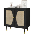 Sage Hallway cabinet with ratan doors