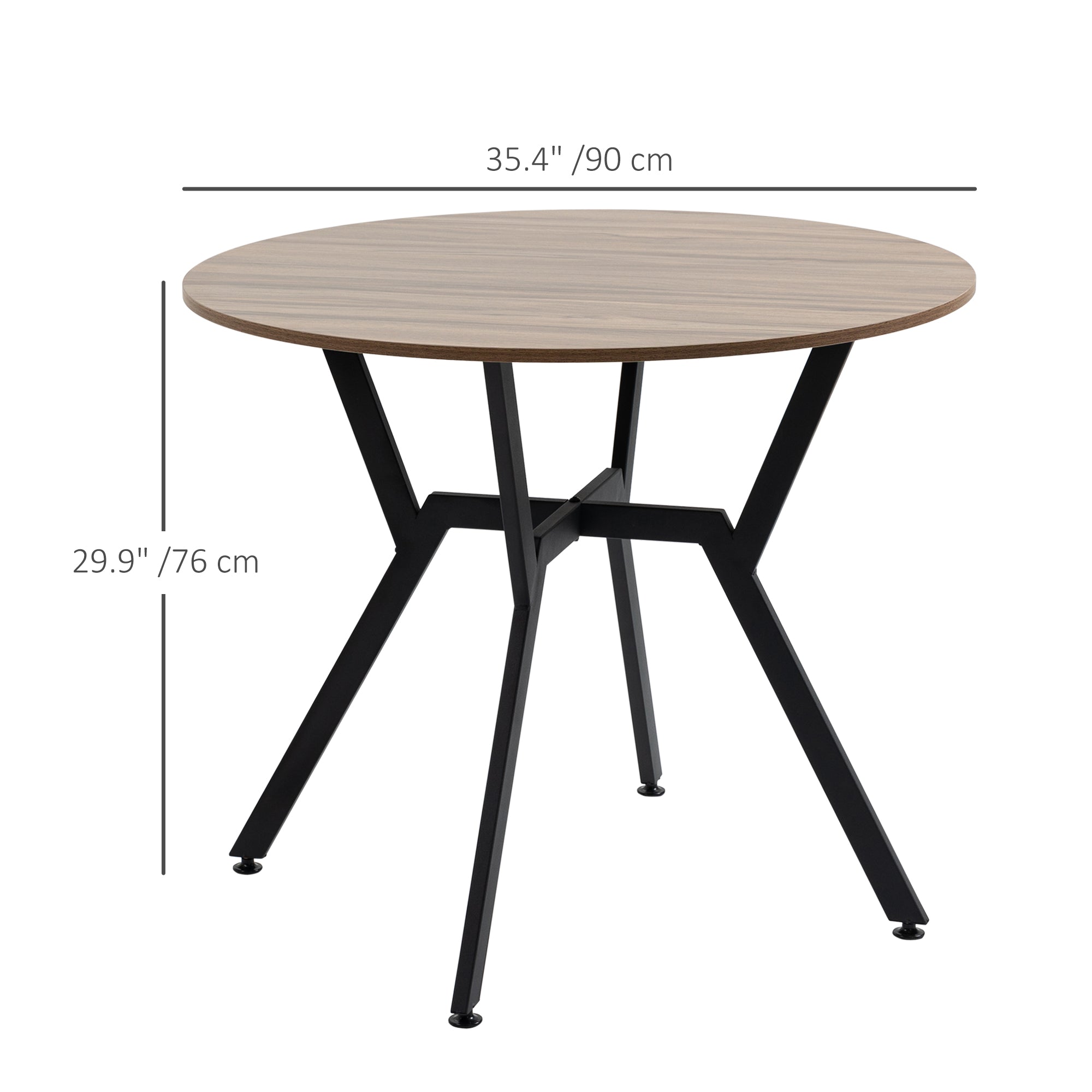  Modern Dining Room Table with Steel Frame