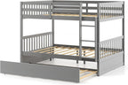 Bunk bed with trundle functionality