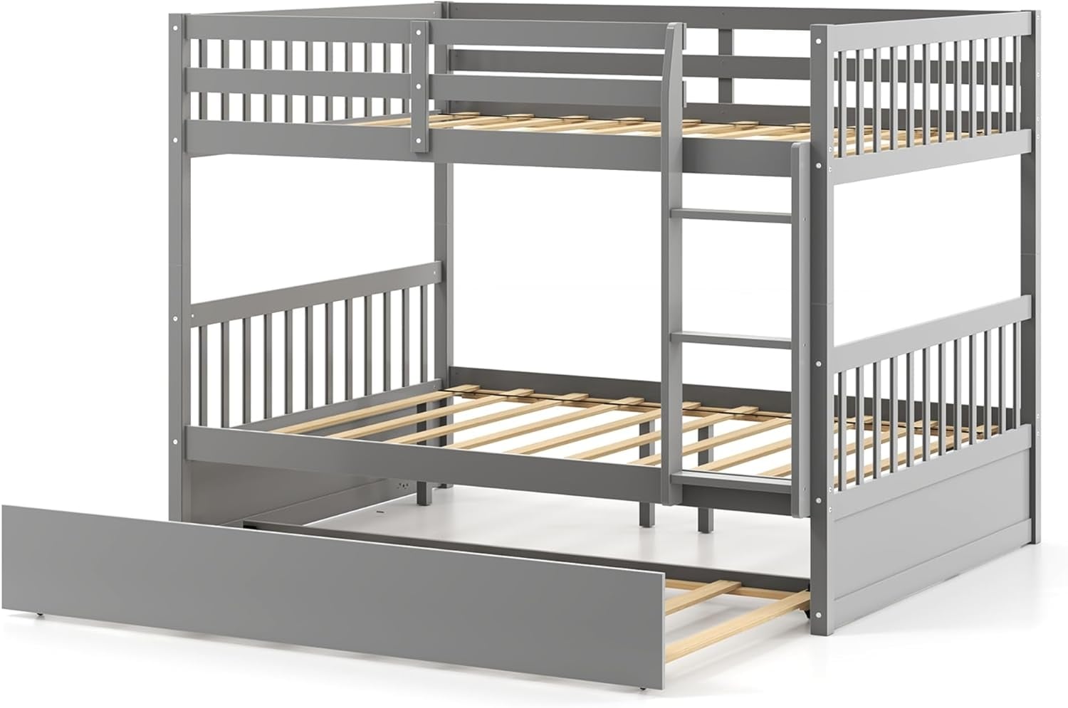 Bunk bed with trundle functionality
