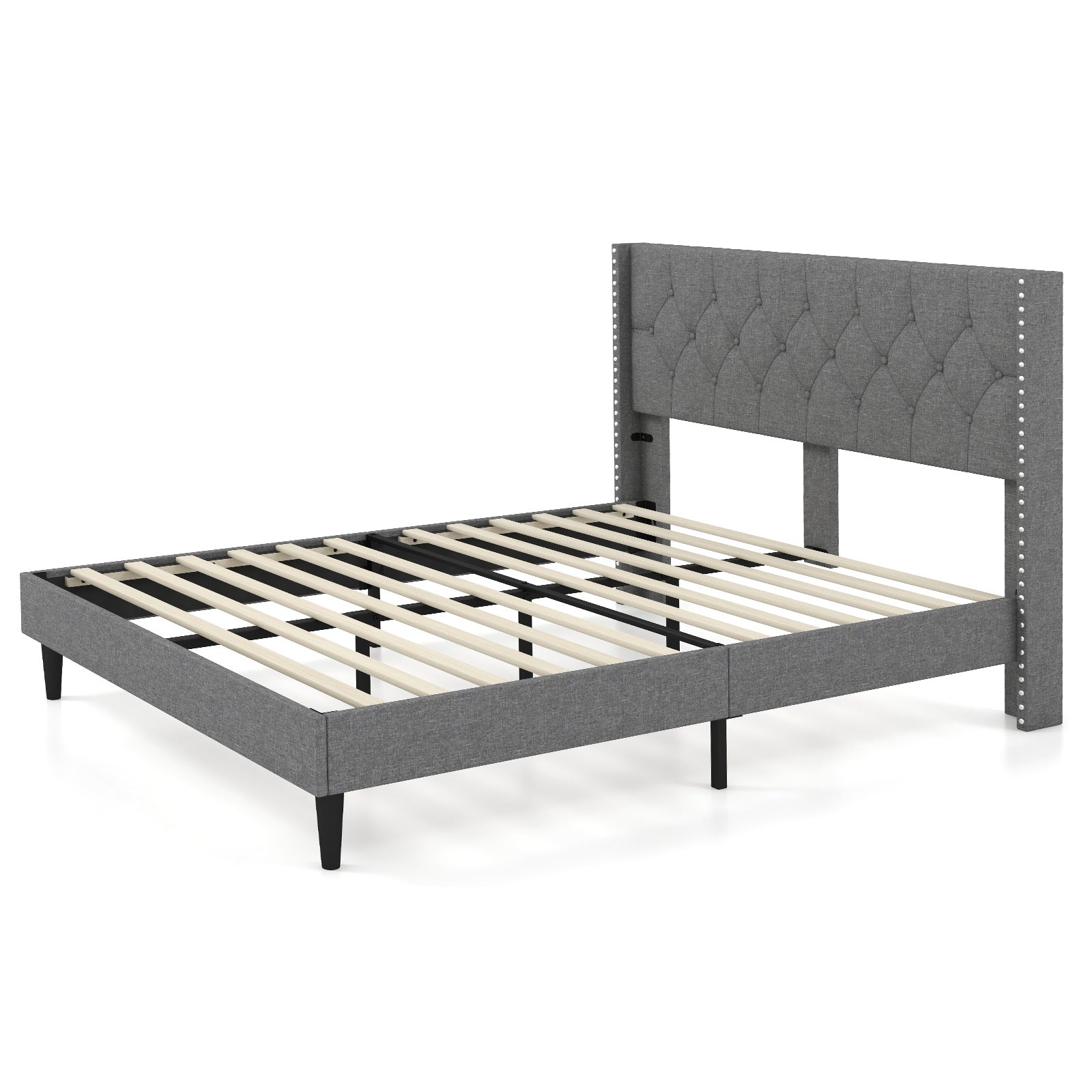 Marlow Modern queen platform bed frame