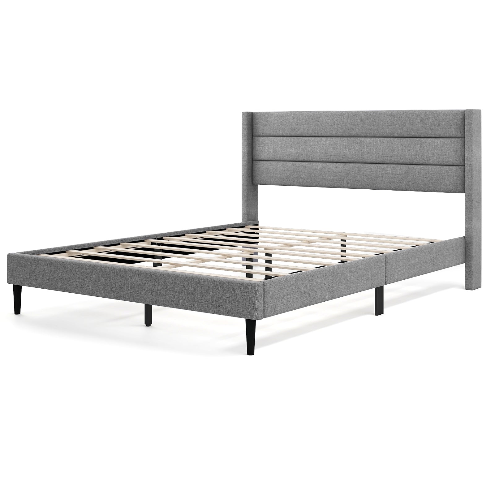 Ellison Queen size bed frame-Grey