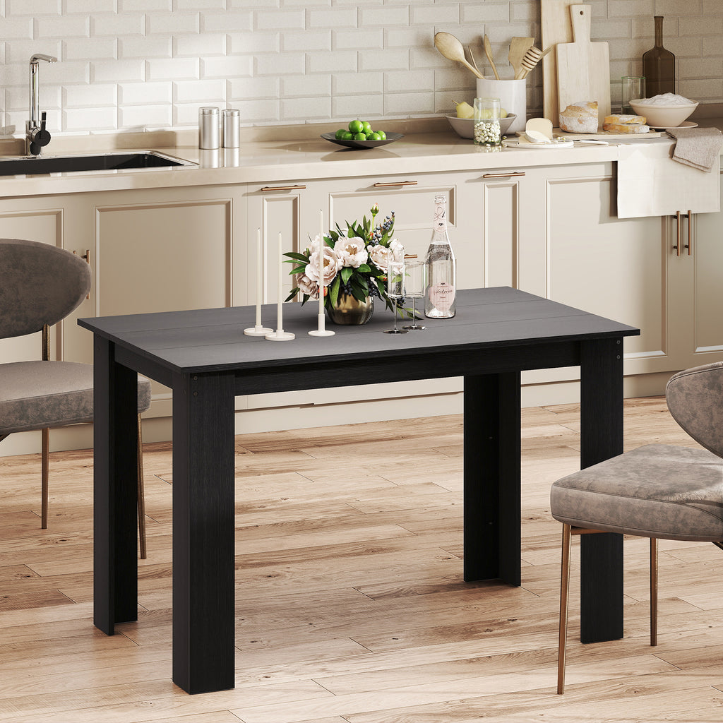 Dining Table with Wood Effect 