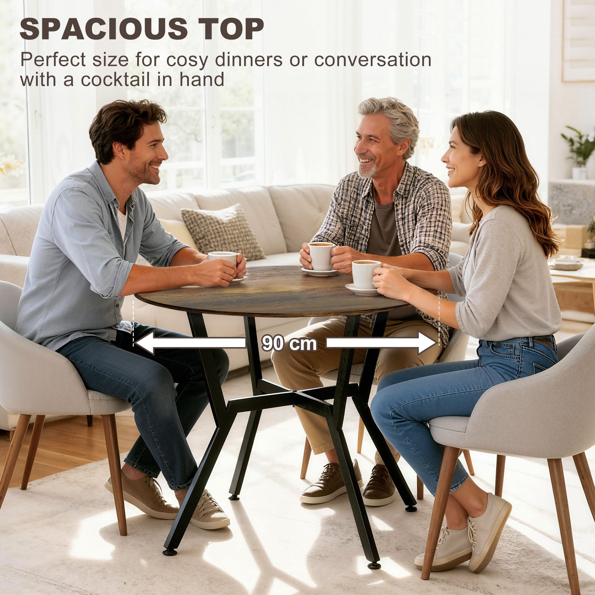 Round Dining Table, Modern Dining Room