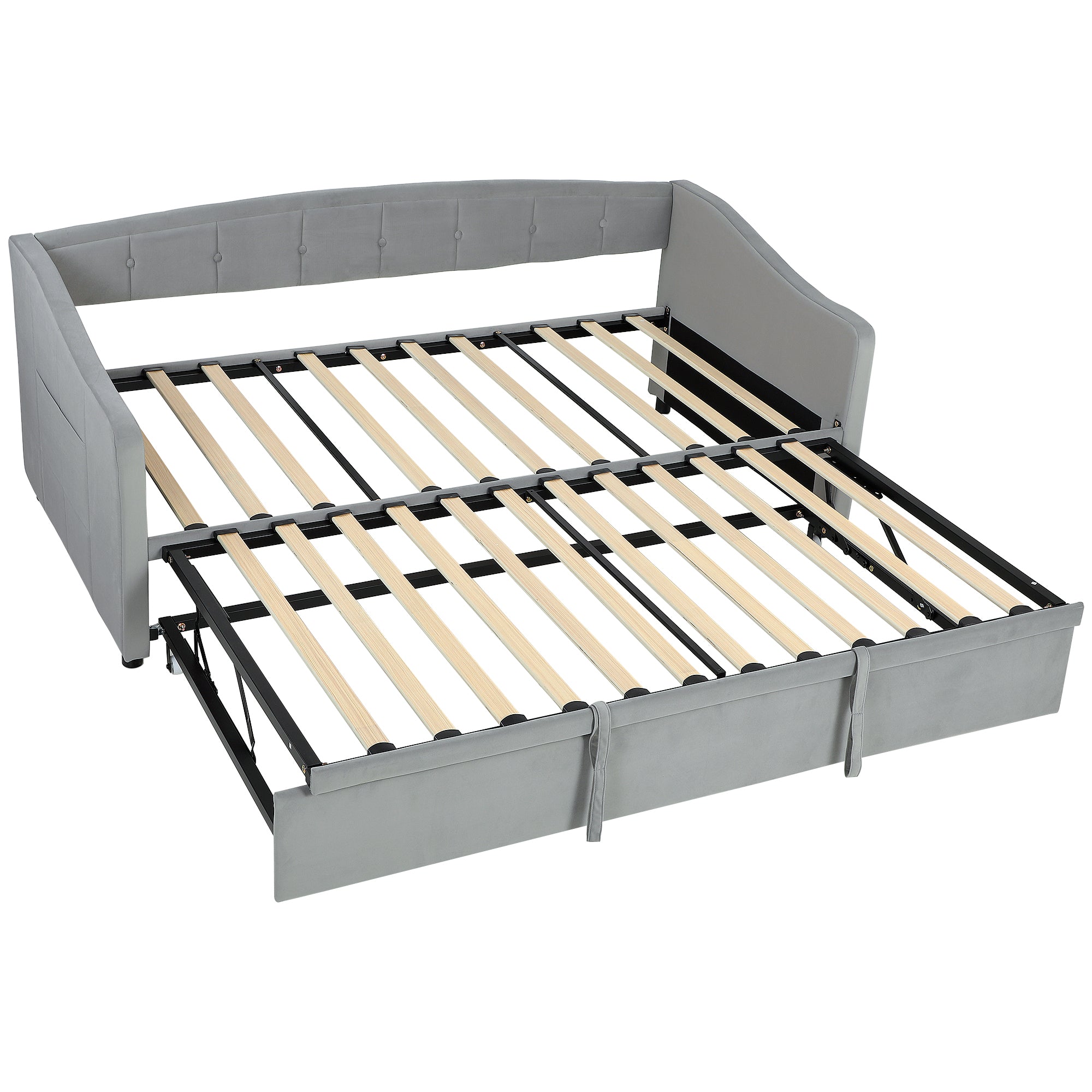 Atlas trundle bed and expandable bed for kids