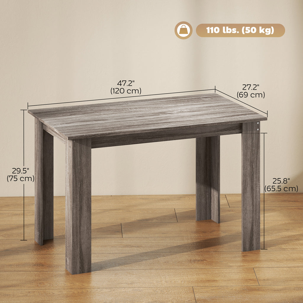 Dining Table with Wood Effect for Dining Room