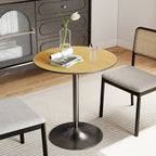  Modern Small Dining Table with Wood Veneer